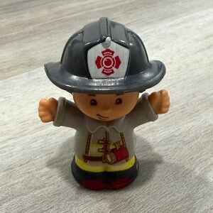 Fisher Price Little People Firefighter Boy Figure 2016 Toddler Toy